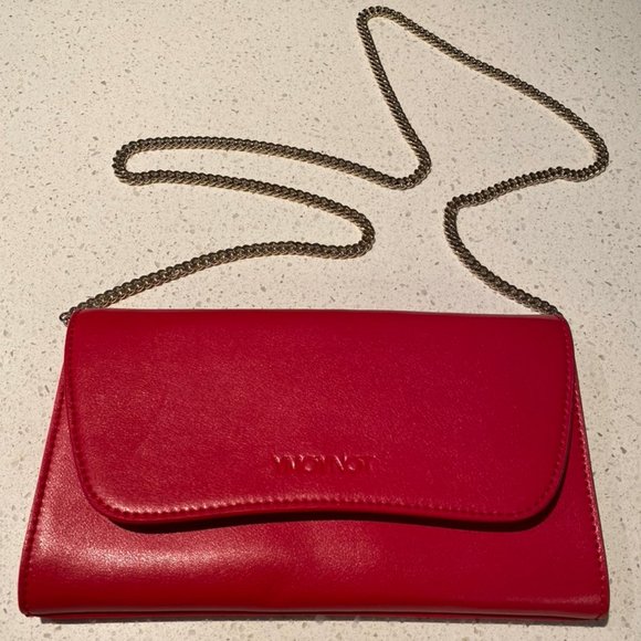 YMOYNOT Handbags - Chained Red Crossbody Wallet